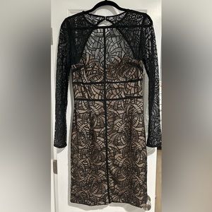 Monique Lhuillier overtones sheath dress